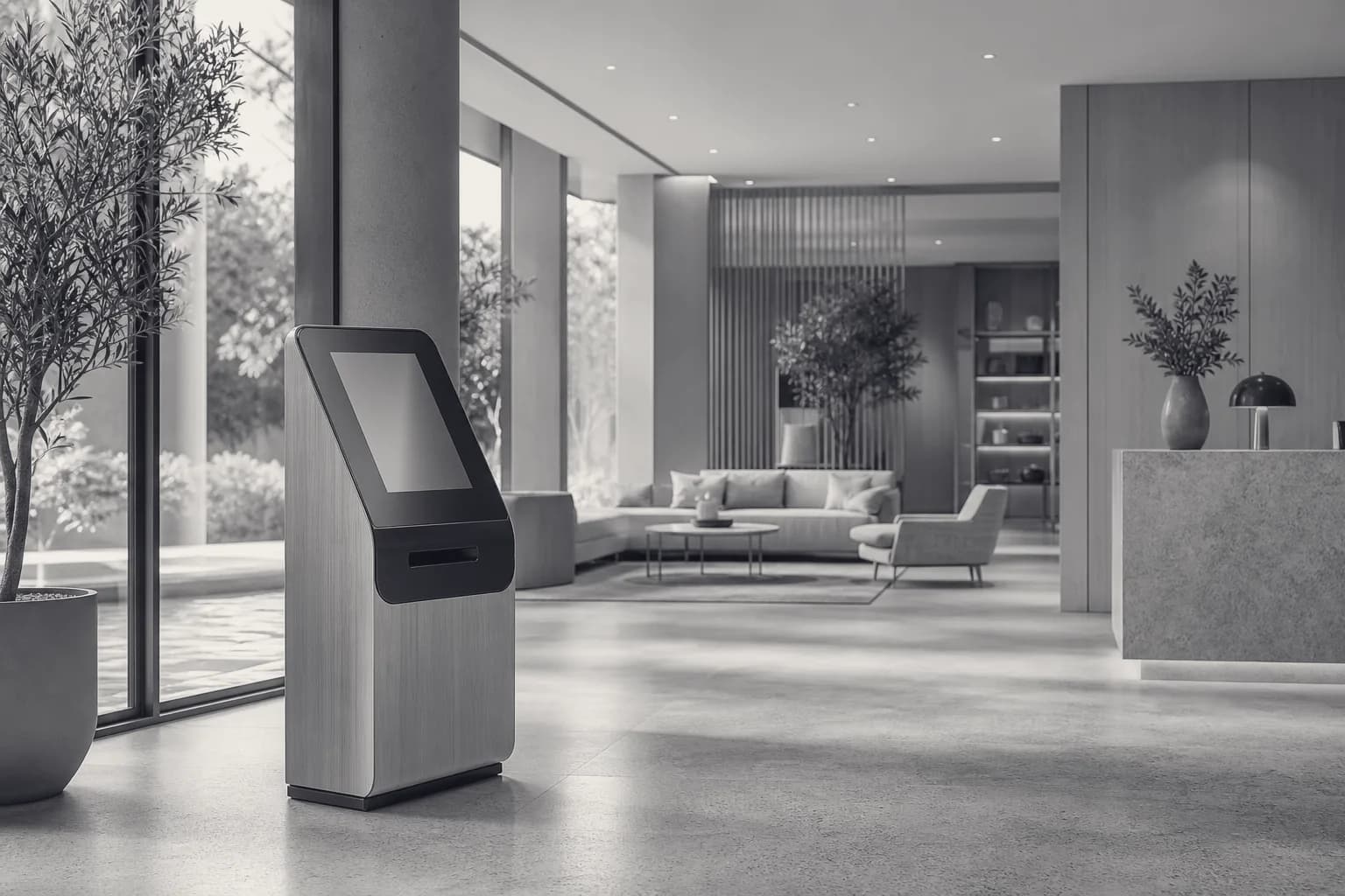 Room with view and smart lock